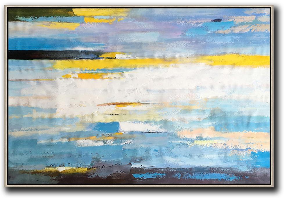 Horizontal Abstract Landscape Art #XB69C